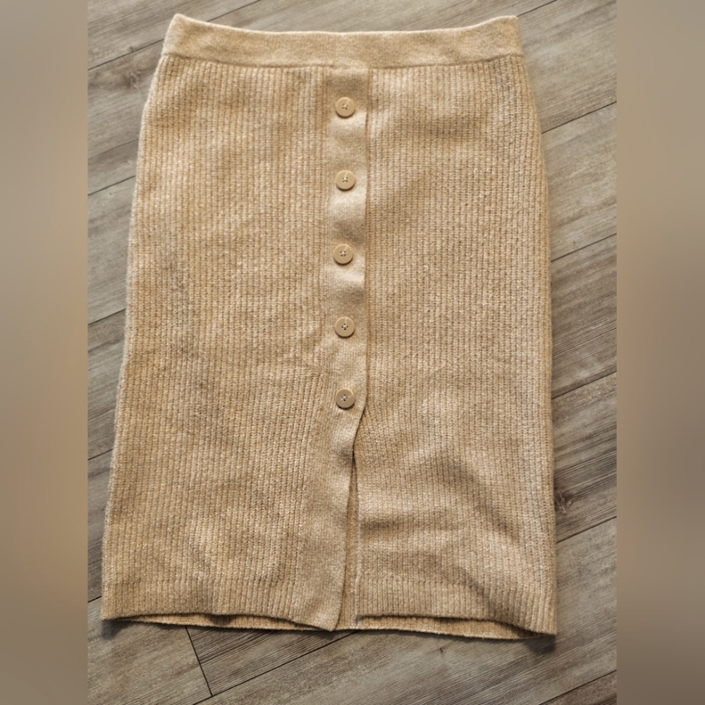 Cream Jo Fresh Knit Skirt